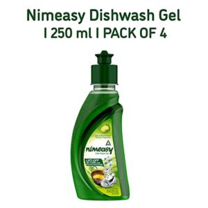 Nimeasy Dishwash Gel 250ml Pack of 4 Rs 122 amazon dealnloot