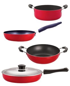 Nirlon Aluminium Non Stick Kitchen Essentials cookware Rs 862 amazon dealnloot
