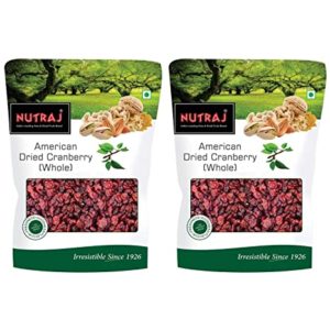 Nutraj American Dried Whole Cranberries 400g 2x200g Rs 286 amazon dealnloot
