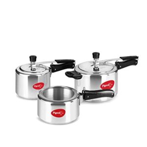 Pigeon by Stovekraft Aluminium Pressure Cooker Combo Rs 1490 amazon dealnloot