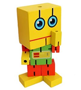 Toyshine Wooden My First Robot Deformation Elastic Rs 299 amazon dealnloot