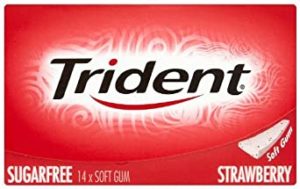 Trident Sugar Free Strawberry Soft Gum Rs 119 amazon dealnloot