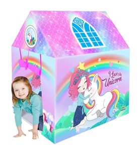 Webby Unicorn Kids Play Tent House for Rs 431 amazon dealnloot