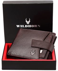 WildHorn RFID Protected Genuine High Quality Leather Rs 225 amazon dealnloot