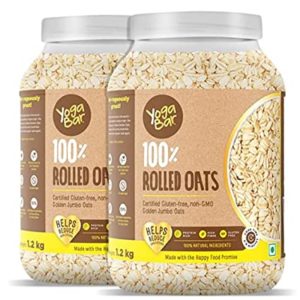 Yogabar 100 Rolled Oats 1 2 kg Rs 480 amazon dealnloot