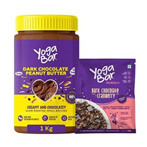 Yogabar Peanut Butter and Muesli Combo Dark Rs 259 amazon dealnloot