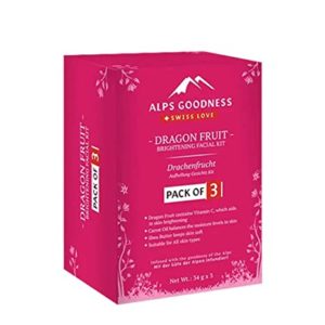 Alps Goodness Dragon Fruit Brightening Facial Kit Rs 157 amazon dealnloot
