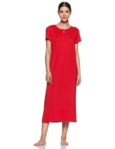 Amazon Brand Eden Ivy Women Nightgown Rs 187 amazon dealnloot