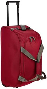 Aristocrat Polyester 53 cms Red Travel Duffle Rs 929 amazon dealnloot