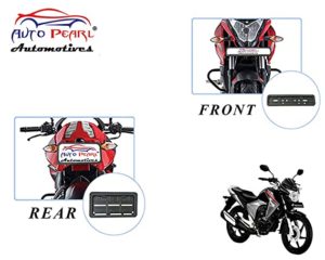 Auto Pearl Plastic Bike Registration License Plate Rs 77 amazon dealnloot
