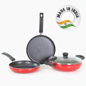 Butterfly Rapid Induction Bottom Cookware Set Aluminium Rs 1215 flipkart dealnloot
