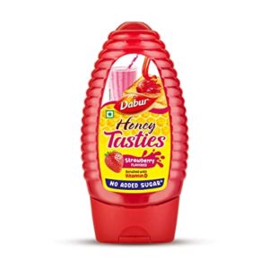 Dabur Honey Tasties Strawberry Syrup Enriched with Rs 15 amazon dealnloot