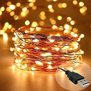 DesiDiya Copper Fairy String Lights with USB Rs 99 amazon dealnloot