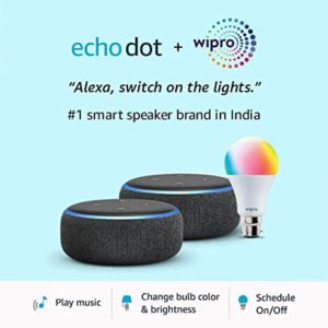 Echo Dot 3rd Gen Black gift twin Rs 150 amazon dealnloot