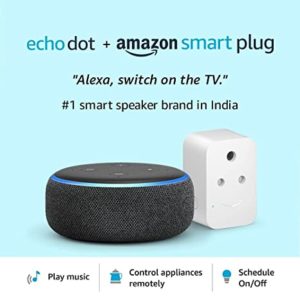 Echo Dot 3rd Gen Black with Amazon Rs 2548 amazon dealnloot