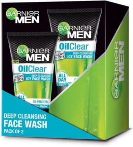 GARNIER Oil Clear Deep Cleansing Icy Facewash Rs 133 flipkart dealnloot