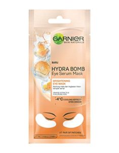 Garnier Hydra Bomb Eye Serum Mask Orange Rs 66 amazon dealnloot