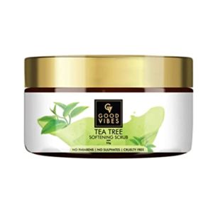 Good Vibes Tea Tree Softening Scrub 50 Rs 97 amazon dealnloot