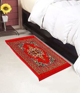Home Elite Bedside Runner Red Rs 171 amazon dealnloot