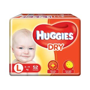 Huggies New Dry Large Size Diapers 52 Rs 394 amazon dealnloot