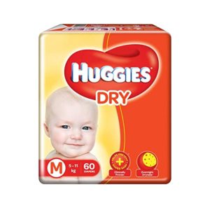 Huggies New Dry Medium Size Diapers 60 Rs 394 amazon dealnloot