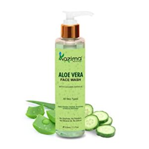 KAZIMA Aloe Vera Face Wash 210ML For Rs 95 amazon dealnloot