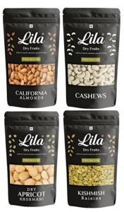LILA DRY FRUITS Combo Cashews Almonds Golden Rs 649 amazon dealnloot