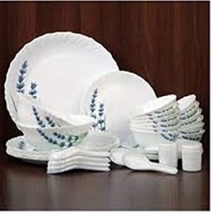 Laopala English Lavender Novo Collection Opalware Dinner Rs 1083 amazon dealnloot
