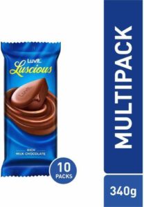 LuvIt Luscious Milk Chocolate Bar Multipack 340g Rs 249 flipkart dealnloot