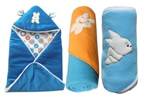 MY NEWBORN Baby Blanket Fleece Wrapper Towel Rs 279 amazon dealnloot