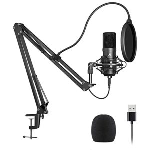 Maono AU A04 Condenser Microphone Kit Black Rs 2850 amazon dealnloot
