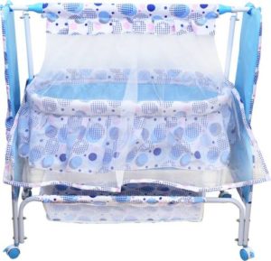 MeeMee Baby Cradle with Swing Mosquito Net Rs 1049 flipkart dealnloot