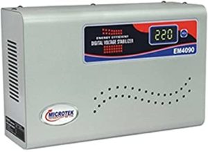 Microtek EM4090 90 300V Digital Voltage Stabilizer Rs 3337 amazon dealnloot