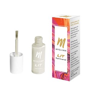 MyGlamm LIT Nail Paint Groundwork Transparent Base Rs 82 amazon dealnloot
