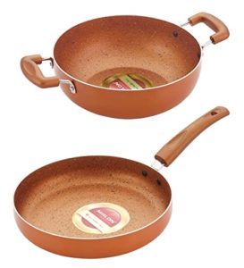 Nirlon Ultimate Induction Base Non Stick Aluminium Rs 779 amazon dealnloot