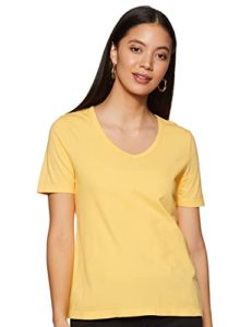 OVS Women s Regular fit T Shirt Rs 158 amazon dealnloot