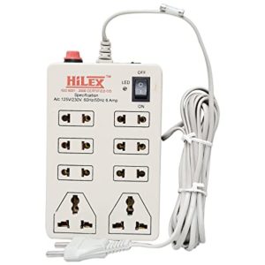 PGSA2Z Hilex 8 1 Multicolour Extension Cord Rs 163 amazon dealnloot