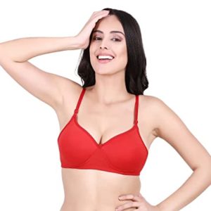 SWEET VILLA Spun Ladies Red Bra Non Rs 499 amazon dealnloot