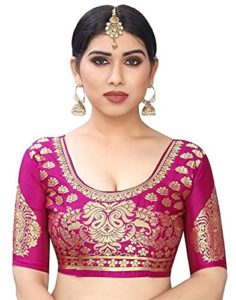 Shree Mira Impex Women s Jacquard Unstiched Rs 149 amazon dealnloot
