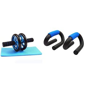 Strauss Double Wheel Ab Exerciser with Knee Rs 430 amazon dealnloot