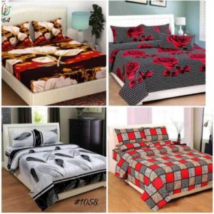 TEZZ 135 TC Polycotton Double 3D Printed Rs 753 flipkart dealnloot