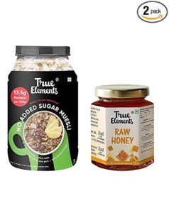 True Elements No Added Sugar Muesli 1kg Rs 293 amazon dealnloot