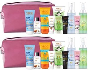 VLCC Nourish Shine Kit with Pouch Assorted Rs 599 amazon dealnloot