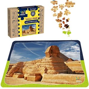 Webby Great Sphinx of Giza Wooden Jigsaw Rs 138 amazon dealnloot