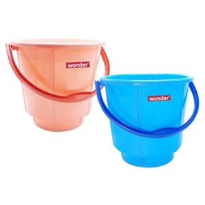 Wonder Plastic Bucket Set for Home Kitchen Rs 180 amazon dealnloot