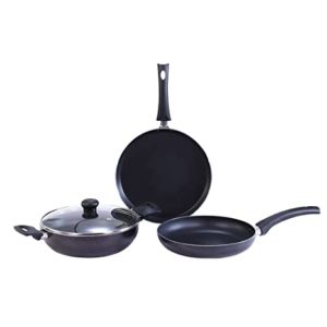 Wonderchef Platinum Plus Non Stick Cookware Set Rs 1399 amazon dealnloot