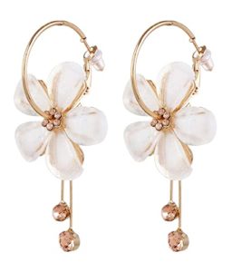 YouBella Jewellery Gold Plated Floral Earrings for Rs 186 amazon dealnloot