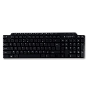 Zebronics ZEB KM2100 Multimedia USB Keyboard Comes Rs 249 amazon dealnloot