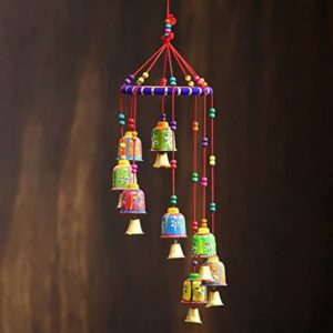 eCraftIndia Cotton Door Hanging Multicolour 5 5X5 Rs 89 amazon dealnloot