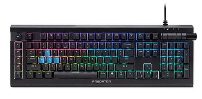 Acer PKB810 Predator Aethon 500 RGB Mechanical Kailh Blue Switch Gaming Keyboard